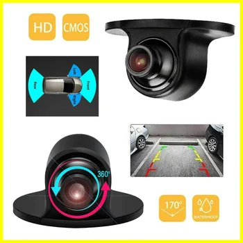  360 ° Automobili stražnja Kamera 170 ° prilagodnik za širokokutna snimanja stražnja Kamera S Parkiranja linija Noćni Vid Visoke razlučivosti Vodootporan 4-pinski